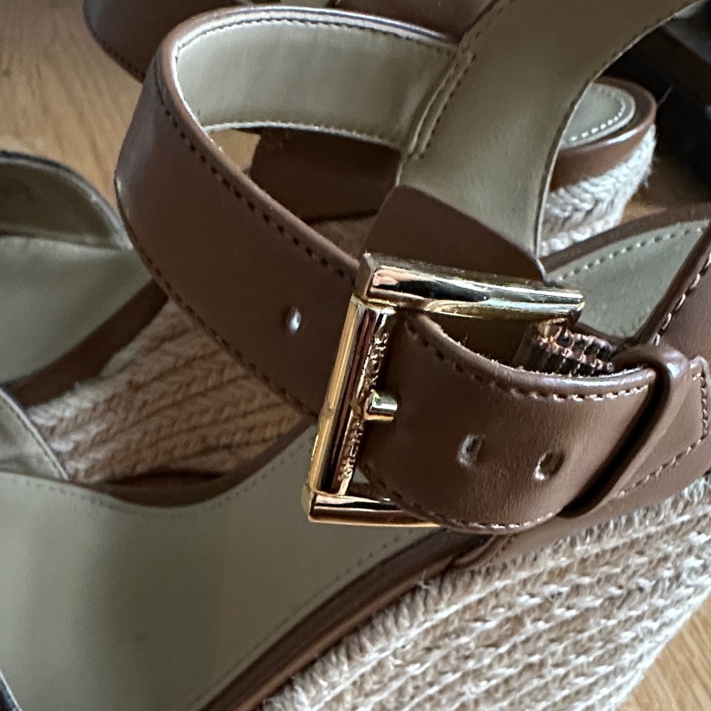 Michael Kors Tan Leather platform espadrilles - Picture 5 of 10